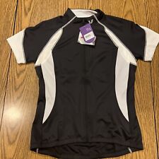 Women's Giant Liv Brisa SS Cycling Jersey M New With Tags Black/white