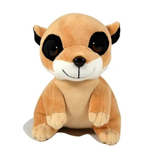 WILD ANIMALS CUTE BROWN MEERKAT STUFFED ANIMAL PLUSH TOY 18cm **FREE DELIVERY** - Picture 1 of 1