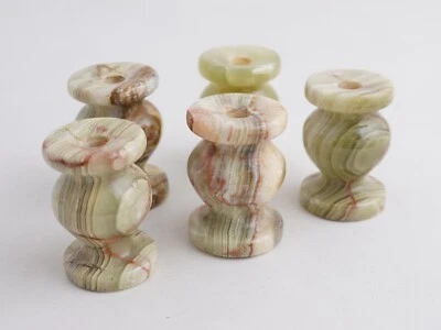 Natural Onyx Candle Holder, Medium Marble Candle Holder, Set Of Candle Holders - Image 1 of 4