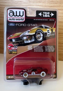Auto World  1966 Ford GT40 Ultra Red (Gold) Nitro XGT Special Edition 1:64 Chase - Picture 1 of 5