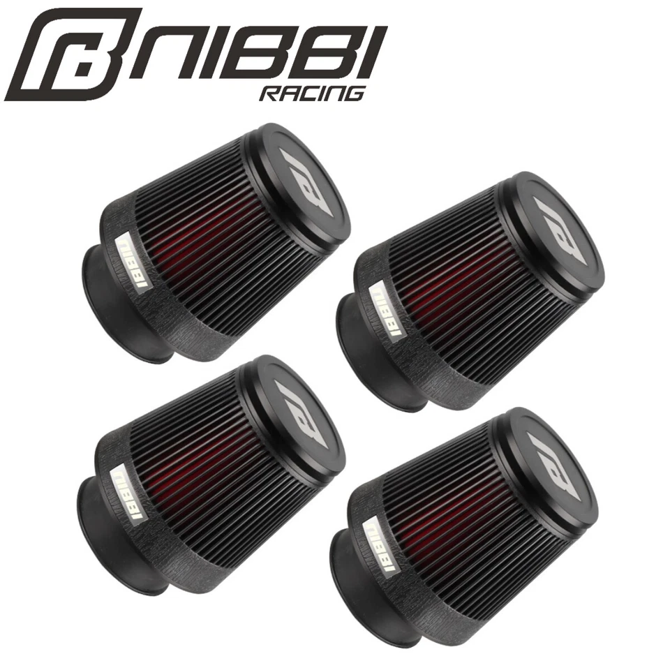 NIBBI 4pcs 42mm Air Filter For Kawasaki KZ900 KZ900A KZ900B KZ1000 KZ1000A KL250 - Image 1 of 4