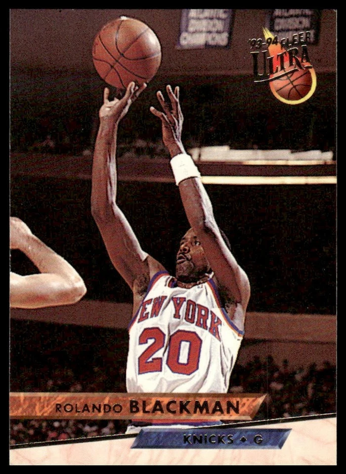 Rolando Blackman 1993-94 Fleer Ultra #125 New York Knicks - Image 1 of 2
