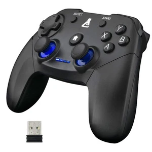 Kabelloses Gamepad THE G-LAB K-PAD für PS3/PC, Schwarz, 12 Tasten - Afbeelding 1 van 7