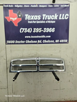 Dodge Ram 1994-2002 segunda generación 1500 2500 3500 parrilla cromada OEM Foto 1 de 4