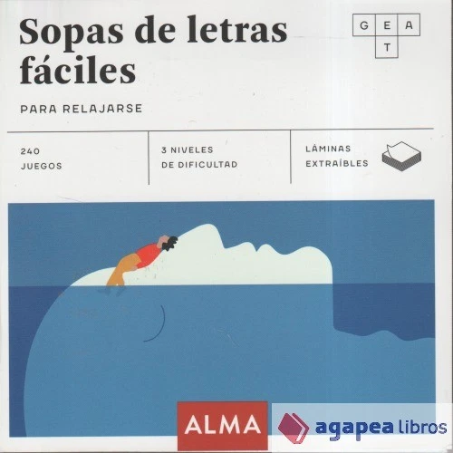 Sopas de letras fáciles para relajarse. NUEVO. ENVÍO URGENTE (Agapea) - Imagen 1 de 1