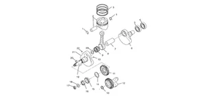 Polaris Ball Bearing, Genuine OEM Part 3085815, Qty 1 - Bild 1 von 1