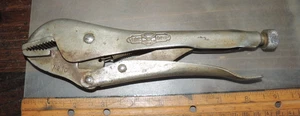 Vintage No. 10 PETERSEN MFG. CO. VISE GRIP, SINGLE LEVER PLIERS DEWITT NEBR USA - Picture 1 of 19