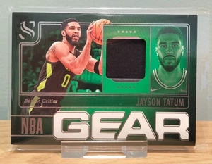 2024-25 Panini Silhouette Jayson Tatum #NG-TAT NBA Gear Game - Used Patch - Bild 1 von 2
