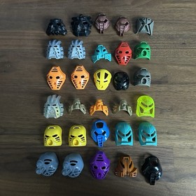 LEGO Bionicle Kanohi Mask Lot 30 Mask Includes EU Copper Huna