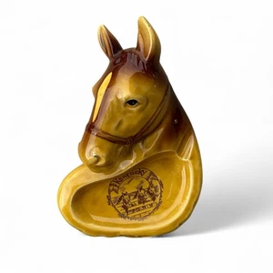 Vintage Kentucky Ceramic Souvenir Ashtray Horse Head Made in Japan - Picture 1 of 4