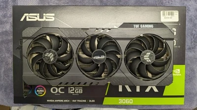 ASUS TUF Gaming NVIDIA GeForce RTX 3060 OC Edition 12GB GDDR6 PERFECT condition - Image 1 of 4