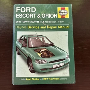 Ford Escort & Orion Petrol (Sept 90 - 00) Haynes Repair Manual (Paperback) - Picture 1 of 3