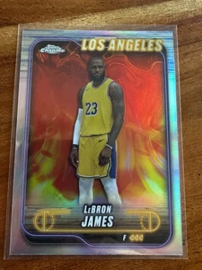 2024-25 Topps Chrome Refractors #22 LeBron James - Picture 1 of 2