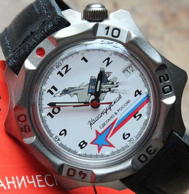 Vostok Komandirsky Mechanical Manual Winding Wrist Watch Titanium 536764 - Image 1 of 4