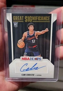 2024-25 Panini NBA Hoops Great Significance Cam Christie Gold Rookie Auto! MINT! - Picture 1 of 3