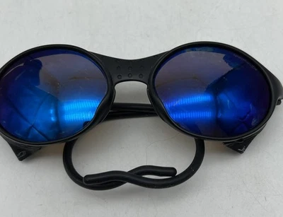 Gafas de sol Julbo Glacier Spectron marco negro azul espejo protectores laterales Foto 1 de 4