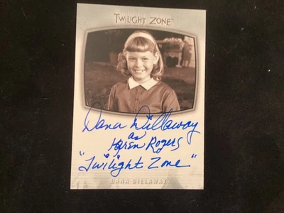 TWILIGHT ZONE AL-14 DANA DILLAWAY AUTOGRAPHED CARD - Image 1 of 2