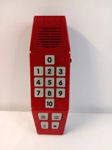 Hasbro Merlin 2004 Red Handheld Electronic Game - Tested Works - 6 Games Travel - Picture 1 of 6