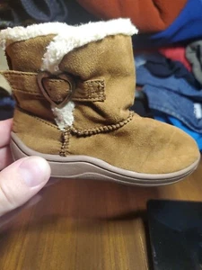 Garanimals Children Ankle Heart Buckle Booties Girls Size 6 - Picture 1 of 6