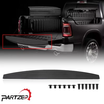 Fit For 2019 2020 2021 2022 Ram 3500 2500 Black Tailgate Spoiler Cap 68364364AA - Image 1 of 4