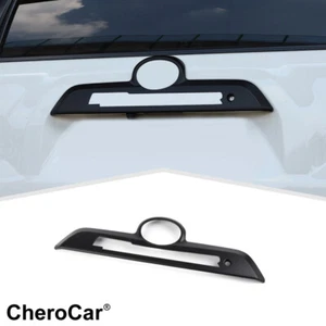 Bisel decorativo de manija de maletero de puerta trasera de coche negro mate para 4Runner 2010+ - Imagen 1 de 10