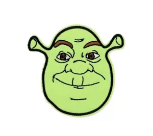 Parche de hierro bordado de 3,25 pulgadas de alto ogro de película dibujos animados Shrek - Imagen 1 de 1