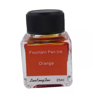 Quality Orange 25ml Calligraphy / Fountain Pen Ink in Glass Bottle - Picture 1 of 1