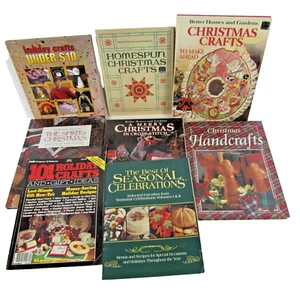 Lot of 8 Holiday Craft Assorted Titles Hardcover and Paperback - Imagen 1 de 17