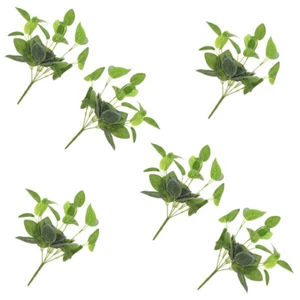 6 Pcs Simulated Plant Set Simulation Leaf DIY Prop Decor Classy Leaves Bride - Picture 1 of 12