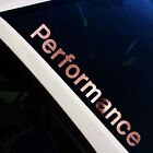 Frontscheibenaufkleber Performance Rosegold Chrom Sticker Tuning Auto FS43