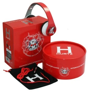 Hurtz Premium Quality Headphones, Built-In Mic & Storage Bag - inc Beatz Style - Picture 1 of 5