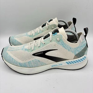 Brooks Bedlam 3 Men's 10D Medium White Black Aqua 1103431D-106 Running Shoes - Picture 1 of 8