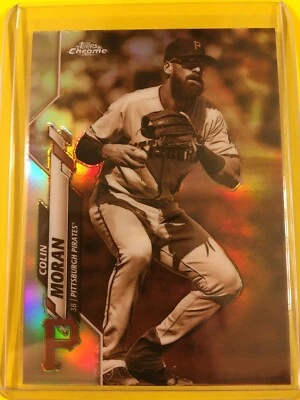 🔥🔥2020 Topps Chrome COLIN MORAN Sepia Refractor #99 Pittsburgh Pirates - Image 1 of 2