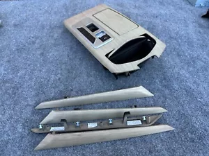 ROVERE INTERIOR WOOD TRIM DOOR PANEL CONSOLE SET OEM 74K 14-20 MASERATI GHIBLI - Picture 1 of 24