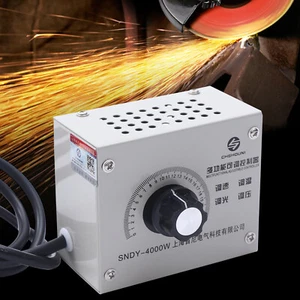 Controlador de Velocidad del Motor 4000W 220V AC SCR Regulador de Voltaje Variable NUEVO - Imagen 1 de 16