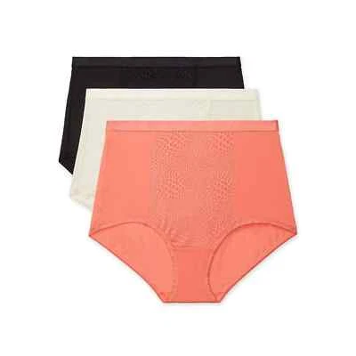 WARNERS BLISSFUL BENEFITS BRIEF PANTIES 3 PACK RS4433 912 - Image 1 of 4