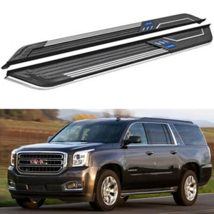 2Pcs Fits For GMC Yukon 2021 2022 Fixed Door Side Step Nerf Bar Running Board - Imagen 1 de 11
