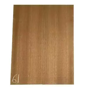 Sapele Chitarra Acustica/Elettrica Intagliato Top Book Abbinato Set 21" x 7" x 5/8" - Foto 1 di 1