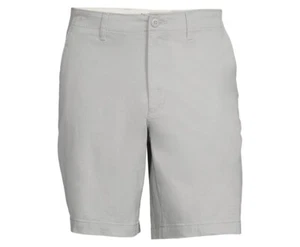 George Herren Overknee Shorts Gr. 42 Grau Flat Front Zip Fly Mid-Rise Neu - Bild 1 von 5