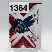 2022-23 SPX Radiance FX Red Teemu Selanne /249 Hockey Parallel