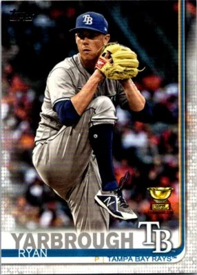 2019 Topps Ryan Yarbrough #432 Tampa Bay Rays - Image 1 of 2