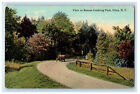 1912 View in Roscoe Conkling Park Utica New York NY Posted Postcard