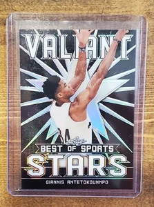 2020 Leaf Best of Sports Black Giannis Antetokounmpo Valiant Star 5/5 BUCKS Rare - Picture 1 of 2