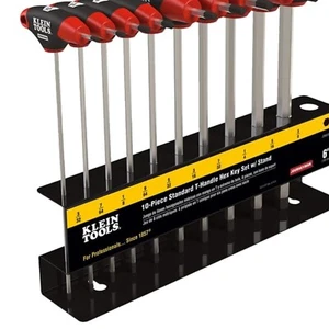 All-in-One 10-Piece Hex Key Set - T-Handle Wrenches with Compact Storage Stand - Picture 1 of 16