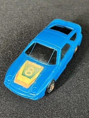 Vintage Remco 1984 Zybotz Series 1 Torque Blue Car Robot Transforming Toy - Image 1 of 4