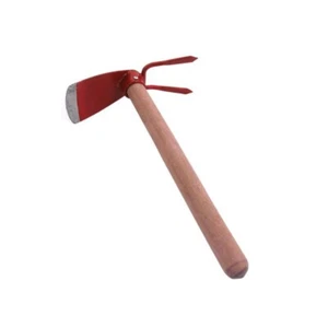 Hoe with Handle Soil Hand Fork Digging Dutch Cultivator - Picture 1 of 1