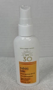 Bath & Body Works Tahiti Isle Sunscreen Spray SPF 30 Travel Size 2.5 oz/74mL - Picture 1 of 2