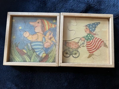 Rompecabezas de madera Sevi Antje Vogel arte vintage peculiar raro en muy buen estado excelente Foto 1 de 2