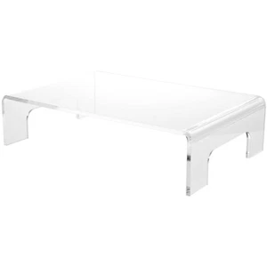 Plymor Klar Acryl Display Erhöhung mit Tablett Griffe, 3" Höhe x 12" Breite x 8" Tiefe - Bild 1 von 1