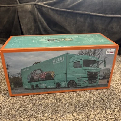 Liberty Walk Beijing Expo Exclusivo Mitsubishi Fuso Super Great Aqua SELLADO 1:64 Foto 1 de 4